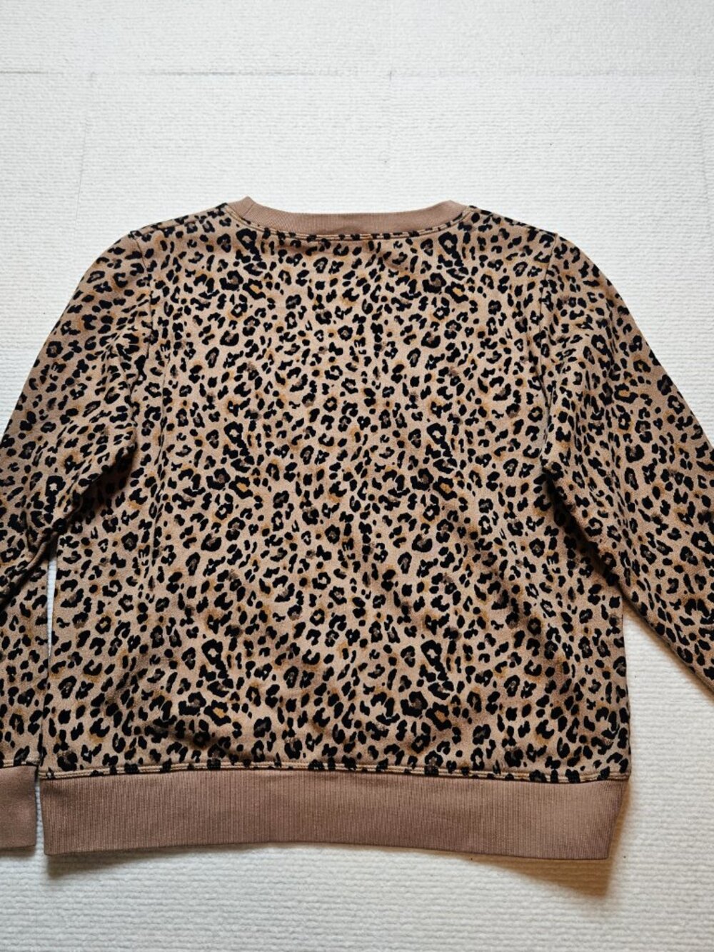 Re-Imagined by J. Crew Factory leopard pullover sweatshirt - size Small - Picture 9 of 9